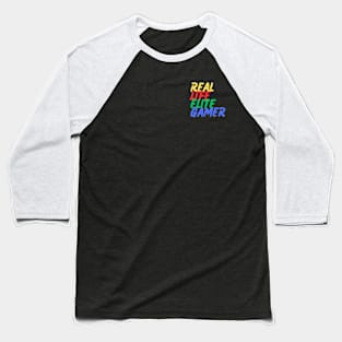 Real Life Elite Gamer (Mood Colors) - Pocket ver. Baseball T-Shirt